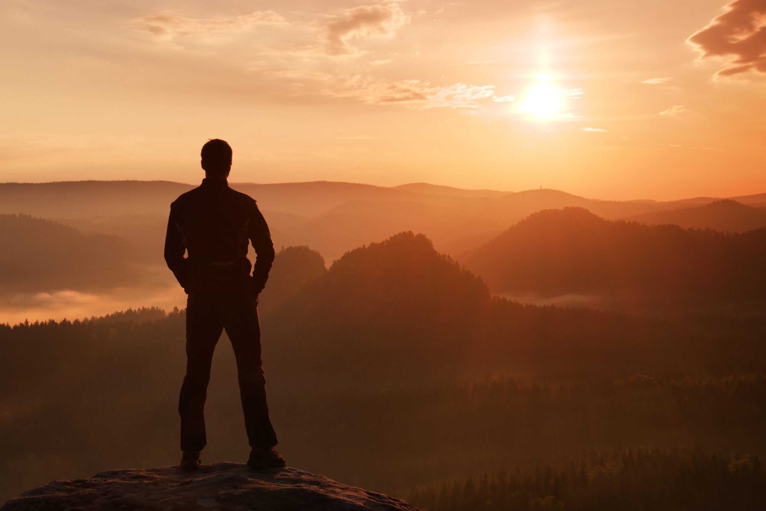 Man thinking about DNA surprise